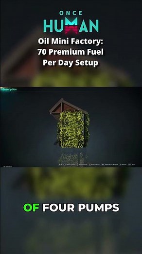 Oil Factory Setup That Actually Works #oncehuman #tips