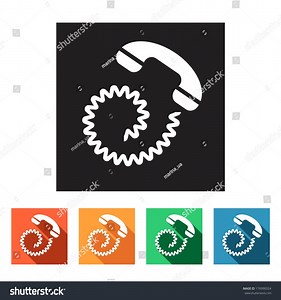 Set Flat Colored Simple Icons Phone Stock Vector (Royalty Free) 176990324 | Shutterstock