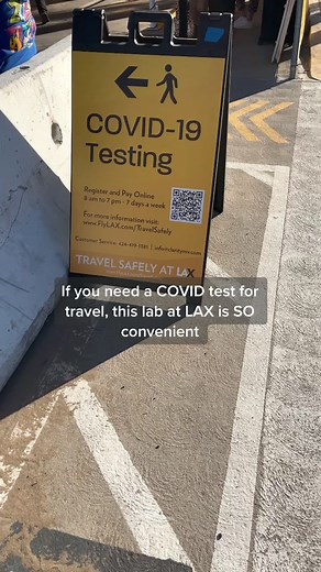 Amazing option for Angelenos who need fast PCR testing for travel! #losangeles #lax #covidtesting #traveltips #travel