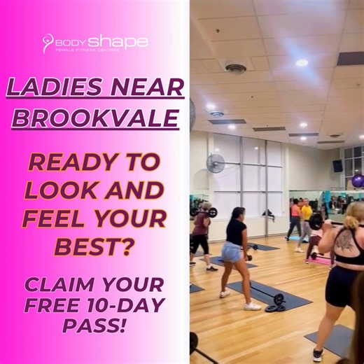 ❤️ 𝗟𝗔𝗗𝗜𝗘𝗦 𝗡𝗘𝗔𝗥 𝗕𝗥𝗢𝗢𝗞𝗩𝗔𝗟𝗘 ❤️ Ready to look and feel your best in 2026? Let's do this! 💯 Conquer your fitness goals at Body Shape Warringah Mall! ➡️ Grab your FREE 10-Day Pass and enjoy 80 group classes per week, plus 24/7 gym access and sauna! We can't wait to meet you! 🙌 Tap the learn more button to claim your free pass! | Body Shape Warringah Mall