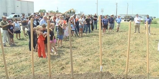 Dell Rapids community gathers for custom butcher shop groundbreaking ceremony