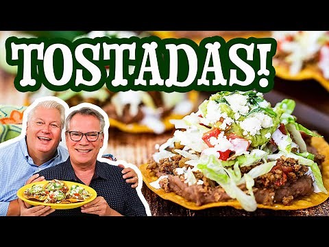 The BEST Beef Tostadas EVER!!! (And SO EASY!)