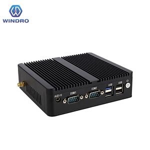 [Hot Item] Fanless Industrial Embedded Mini PC N100/N95/ J1900 Rail Industrial Computer and Accessories Ruggedized Industrial PC