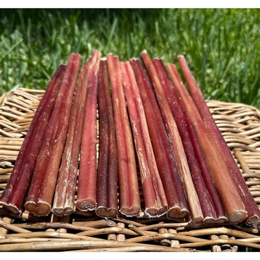 12" All-natural Bully Sticks for Dogs: Long-lasting Dental Chews - Etsy