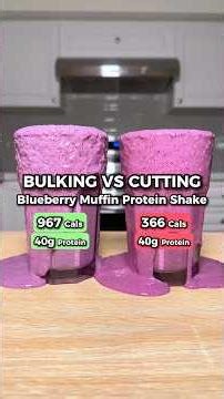 UNREAL High Protein Blueberry Muffin Shake Recipe #shorts #proteinshake #highprotein