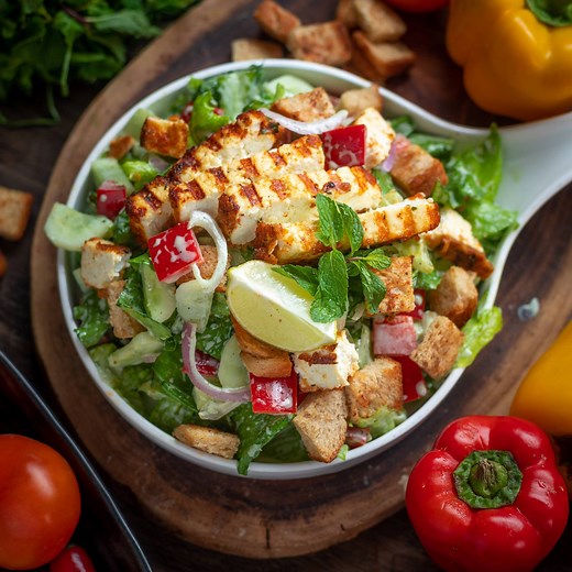 2.3M views · 17K reactions | Paneer Tikka Salad by Chef Sanjyot Keer | Your Food Lab | Facebook