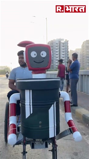 Robot Rickshaw Creative Science Project | Breaking News Style by Republic Bharat #RobotRickshaw