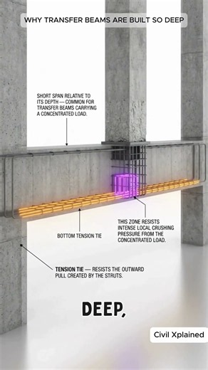 Why Some Columns Don't Go All the Way to the Ground | Transfer Beam Explained