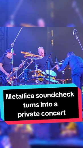 Metallica's Private Concert: Epic Games Soundcheck & Backstage Tour