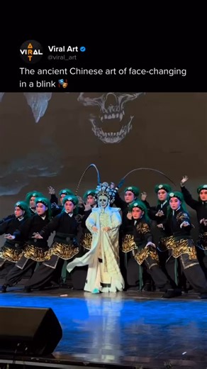 Viral Art 🎨 | In the heart of Sichuan, Biàn Liǎn unfolds like living illusion. With a quick sweep of a fan or the slightest turn of the head, a... | Instagram