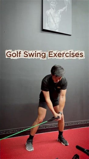 Golf Swinging Exercises - Branded Cable Rotation #golf