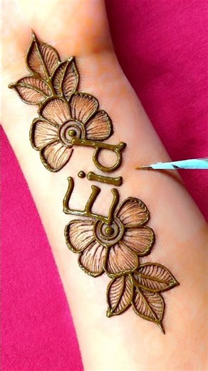 Eid special mehndi design | Back hand mehndi | Simple mehndi #mehndi #shorts