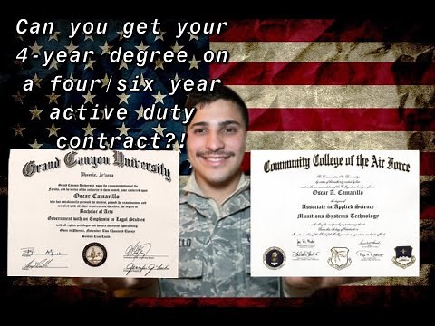 HOW I GOT MY FOUR-YEAR DEGREE WHILE ON ACTIVE DUTY | MILITARY EDUCATION GUIDE