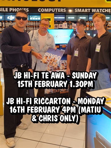 Meet SIX60: Album Signing Events in New Zealand