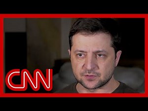 CNN interviews Ukrainian President in his bunker