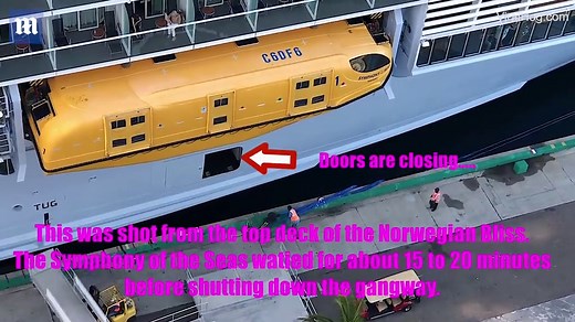 Bon Voyage! Couple stranded on the dock after missing cruise ship