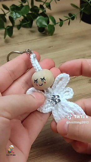 Crochet Lucky Angel Keychain Tutorial