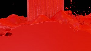 Animated Red Paint Pouring Splashing Into Stock Footage Video (100% Royalty-free) 19464568 | Shutterstock
