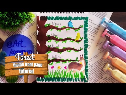 Step by step forest theme front page tutorial for projects | Easy tutorial.