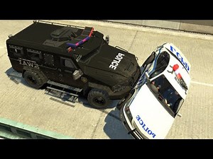GTA 4 Heavy SWAT Van Destruction