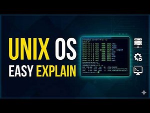 UNIX Operating System Tutorial | Complete Presentation for Students | OS Course. #unix