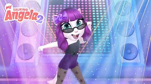 44K views · 529 reactions | ⭐ Talking Angela's a superstar! 朗 Let's learn dance moves in her new game and ROCK the dance floor together!  https://o7n.co/mta2glfb #MyTalkingAngela2 | Talking Tom | Facebook