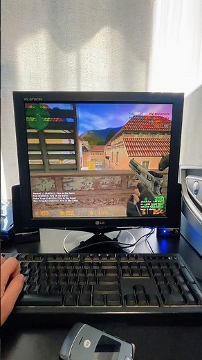 CS 1.6 Inferno gameplay on my retro Alienware PC setup #counterstrike #cs2 #retropc