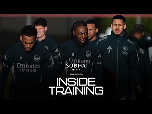 READY FOR OUR FIRST GAME OF 2026 ✊ | INSIDE TRAINING | The Gunners train ahead of Bournemouth | EPL