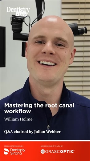 Dentistry on Instagram: "🦷 Dentistry Live: mastering the root canal workflow; Join Dr William Holme and Dr Julian Webber at 7pm on Thursday 13 November for a live demonstration that will change how you think about endodontics. Root canal treatment is one of the most technically demanding procedures in dentistry - and let’s be honest, not the most glamorous! This session will share practical, evidence-based strategies you can use right away to simplify your approach, improve outcomes and reduce 
