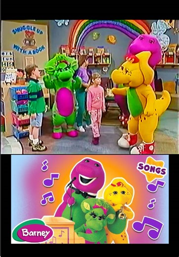 Divertido juego de limbo numérico con Barney y Baby Bop