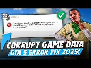 How To Fix GTA 5 Corrupt Game Data Error in 2025 | GTA V ERR_SYS_FILELOAD Error Fix | GTA 5 Mods