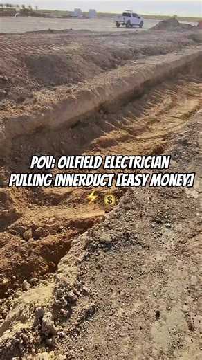 Pulling 2 and 3 Inch Innerduct to Wellheads as an Electrician