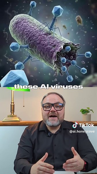 EVO2 AI just invented new viruses that hunt bacteria better than nature’s originals. This breakthrough in genomics shows AI creating life forms by predicting DNA sequences, opening doors to viral innovation and biotech advances. #AI #Genomics #Biotech #VirusInnovation #LifeScience