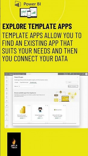 Distribute Content & Install GitHub Template App in Power BI