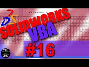 SOLIDWORKS VBA 16 ( Data Inspection ) Tutorial