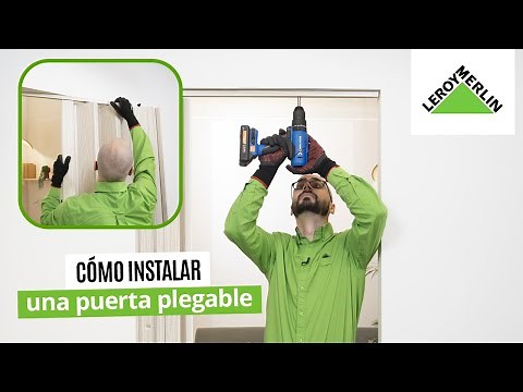 Cómo instalar una puerta plegable | LEROY MERLIN