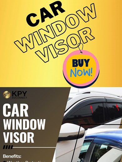 🔧 DIY Sunday! Transform your car with a weekend project! Installing your new window visors is easier than you think. Get started today! Discover more: https://kpybiz.com/ Email: support@kpybiz.com #WindowVisors #KPYbiz #DIYSunday #CarUpgrade #EasyInstallation #automotive accessories