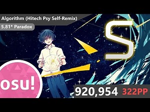 {Osu Mania 4k} Algorithm [Paradox] 98.09%