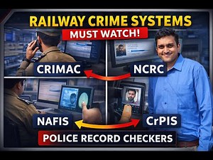 CRIMAC, NCRC, NAFIS & CrPIS Explained | Police Database Systems of India #CRIMAC#NCRC#NAFIS#CrPIS