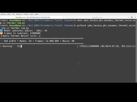 Quantum Resilience Test - GHZ Entanglement (10 Qubits) | Strawberry Fields