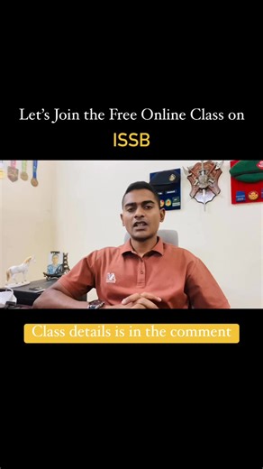 𝗜𝗦𝗦𝗕 𝗙𝗿𝗲𝗲 𝗢𝗻𝗹𝗶𝗻𝗲 𝗖𝗹𝗮𝘀𝘀 𝗯𝘆 𝗔𝘀𝗶𝗳 𝗦𝗶𝗿 ✅ Date - 25 March 2025 ✅ Time - 11 am ✅ Topic - TAT & SCT of Personality Test/Psychological Test ✅ Media - Google meet ✅ To join this class, join our WhatsApp group. ✅ Group link is in the comment box. #ISSBPreparation #ISSB @followers | Pathfinder Defence Academy