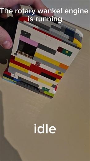 Lego vacuum Rotary Wankel @NFB_LegoMocs engine #legoengineering #vacuum #lego #engineering