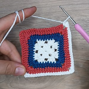 9.3K views · 600 reactions | Simple and very easy to make square motif  | Knitting Hobby | Facebook