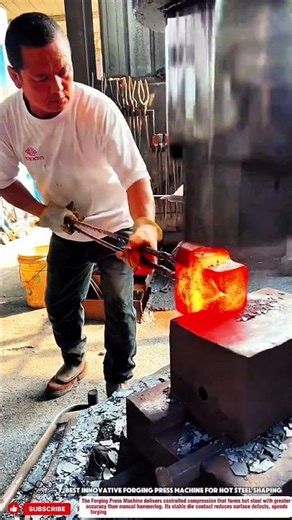 Best Innovative Forging Press Machine for Hot Steel Shaping #innovativemachine