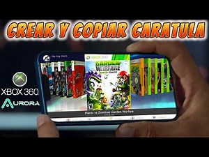 CREATE and COPY COVERS with your PHONE (xbox 360 rgh - aurora)
