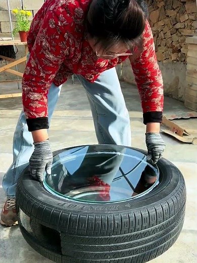 how to make a fish tank#how to make a fish tank aquarium#old tire fish tank# old tire fish tank