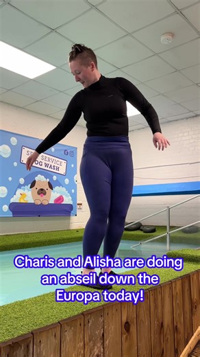 Abseiling to Help Dogs: Charis and Alisha's Fundraiser