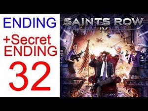 Saints row 4 ending and final boss + Secret Ending "Saints row 4 ending" all endings Part 32
