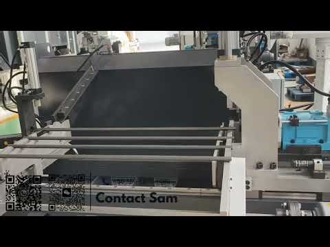 Automatic single head chamfering machine with auto feeder 