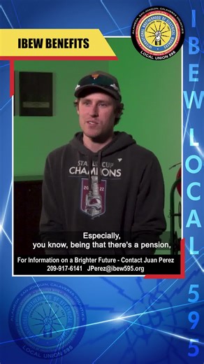 For young people, a pension is a rare find! IBEW members build a stable retirement fund (pension AND annuity) so you have something to fall back on. "It's a very good, stable income." Secure your future today. 💡 #IBEW #UnionBenefits #RetirementPlanning | IBEW local 595